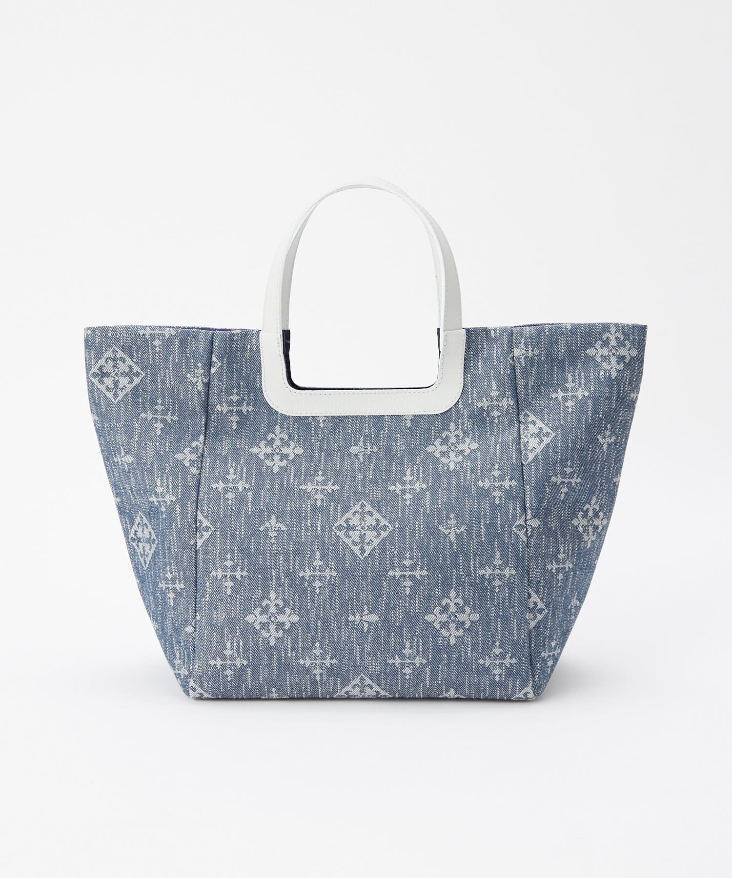 *4-6 WEEKS* (1219) LIMITED EDITION Russet [Denim jacquard] Tote bag Indigo